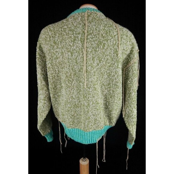 Andersson Bell Milton22 Heavy Wool Cardigan Size L Green NWT - Picture 8 of 16